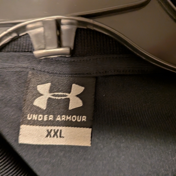 UNDER‎ ARMOUR Men's Polo Collared Long Carona Extra Logo Size XXL 2XL - Picture 4 of 4